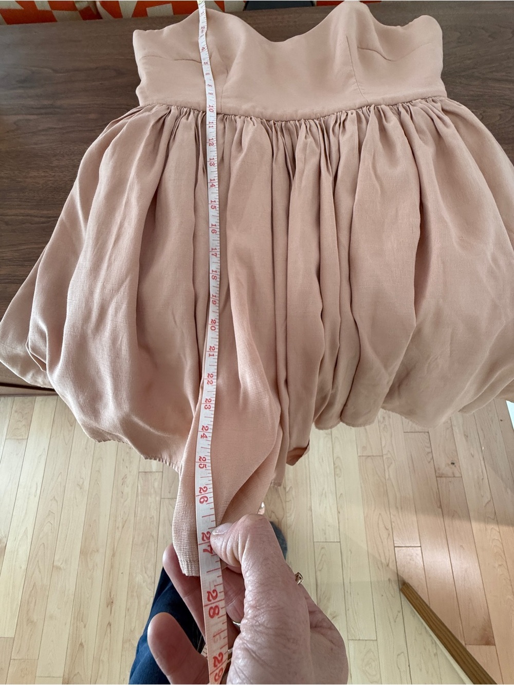 Sleeveless Fit and Flare Mini Dress in Dusty Rose - Picture 12 of 13